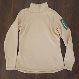 Arc'teryx Melon Peach Womens RHO AR Zip Neck Sweatshirt Size Large